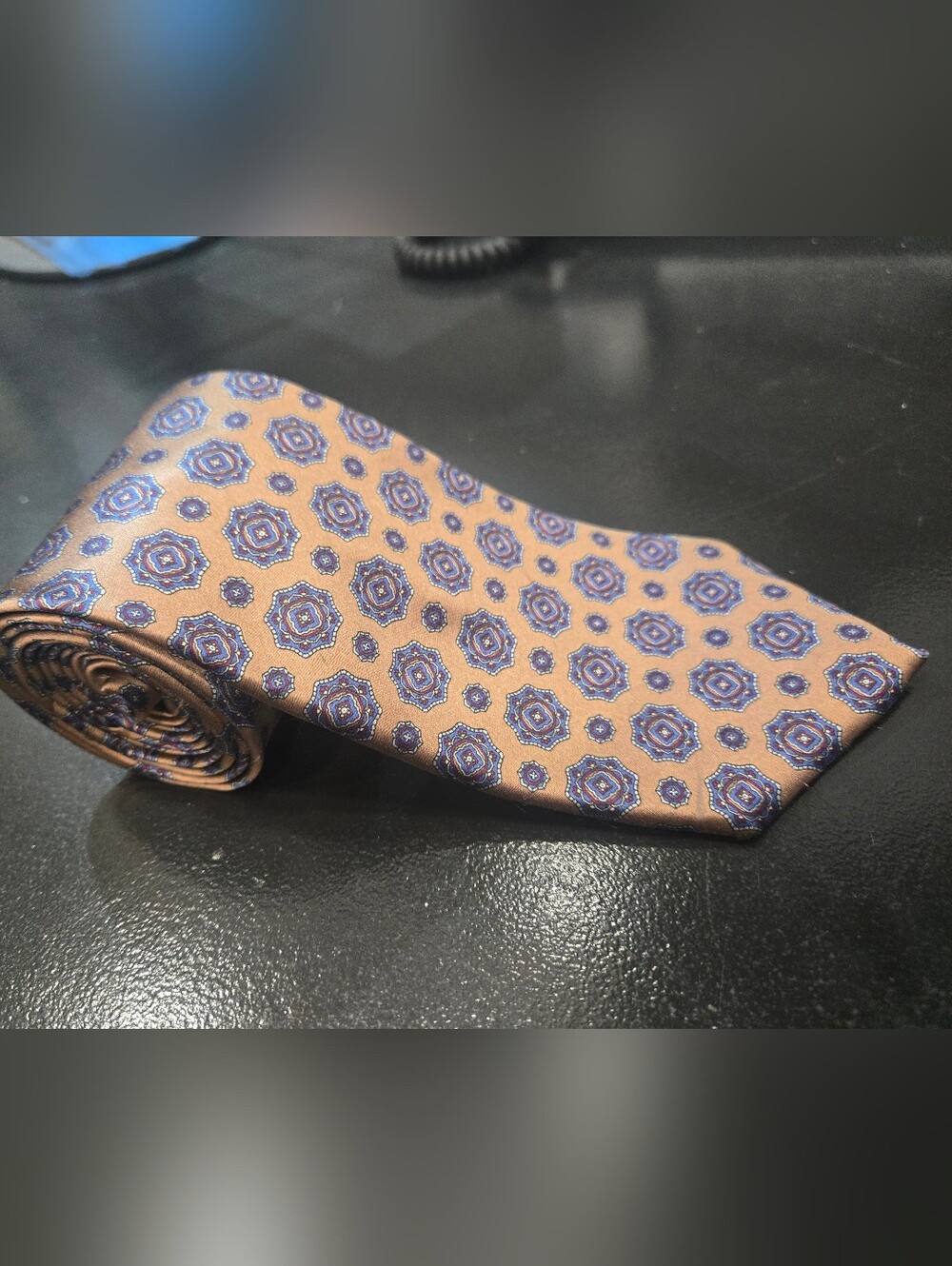Bert Pulitzer / Jordan Marsh Collectors Edition Silk Foulard Tie